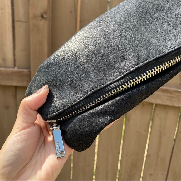 HOBO Leather asymmetrical envelope folded clutch - Picture 2 of 8